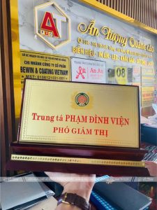 Biển chức danh đà nẵng